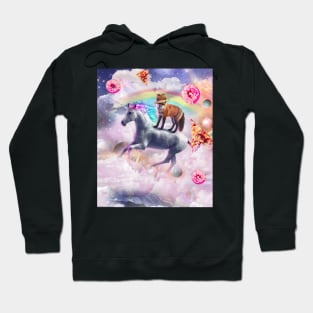 Fox Riding Unicorn Hoodie